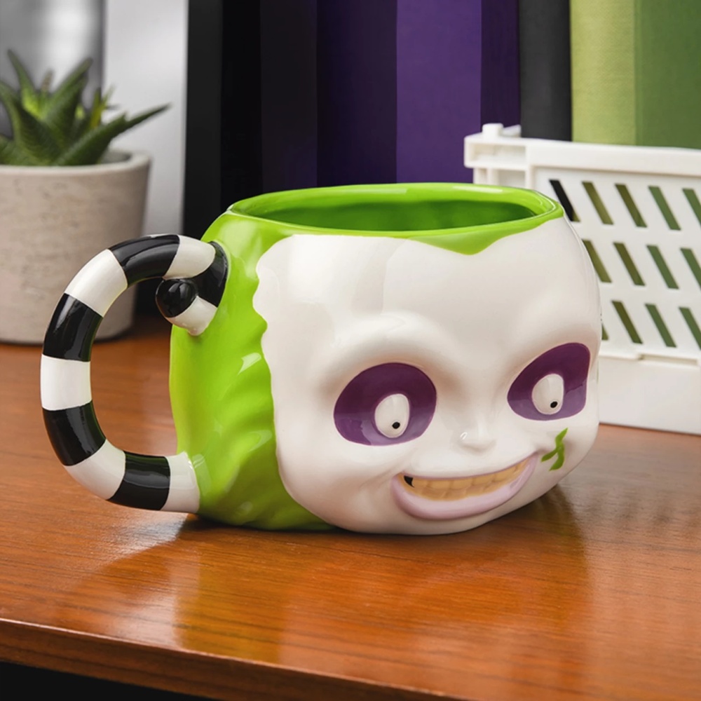 Beetlejuice Face Shaped Mug